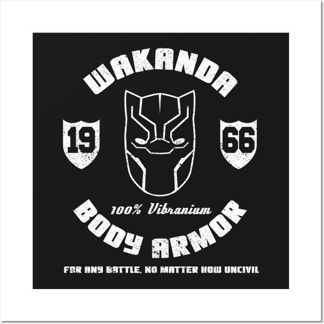 Wakanda Body Armor Wall Art by joefixit2